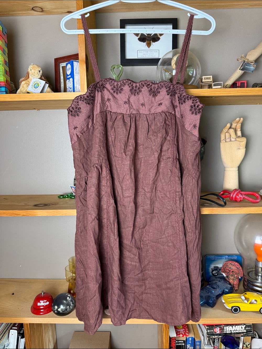 NWOT Linen Blend Dress Mini